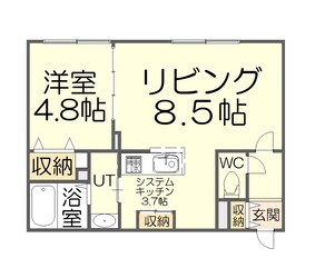 meteo（メテオ）の物件間取画像